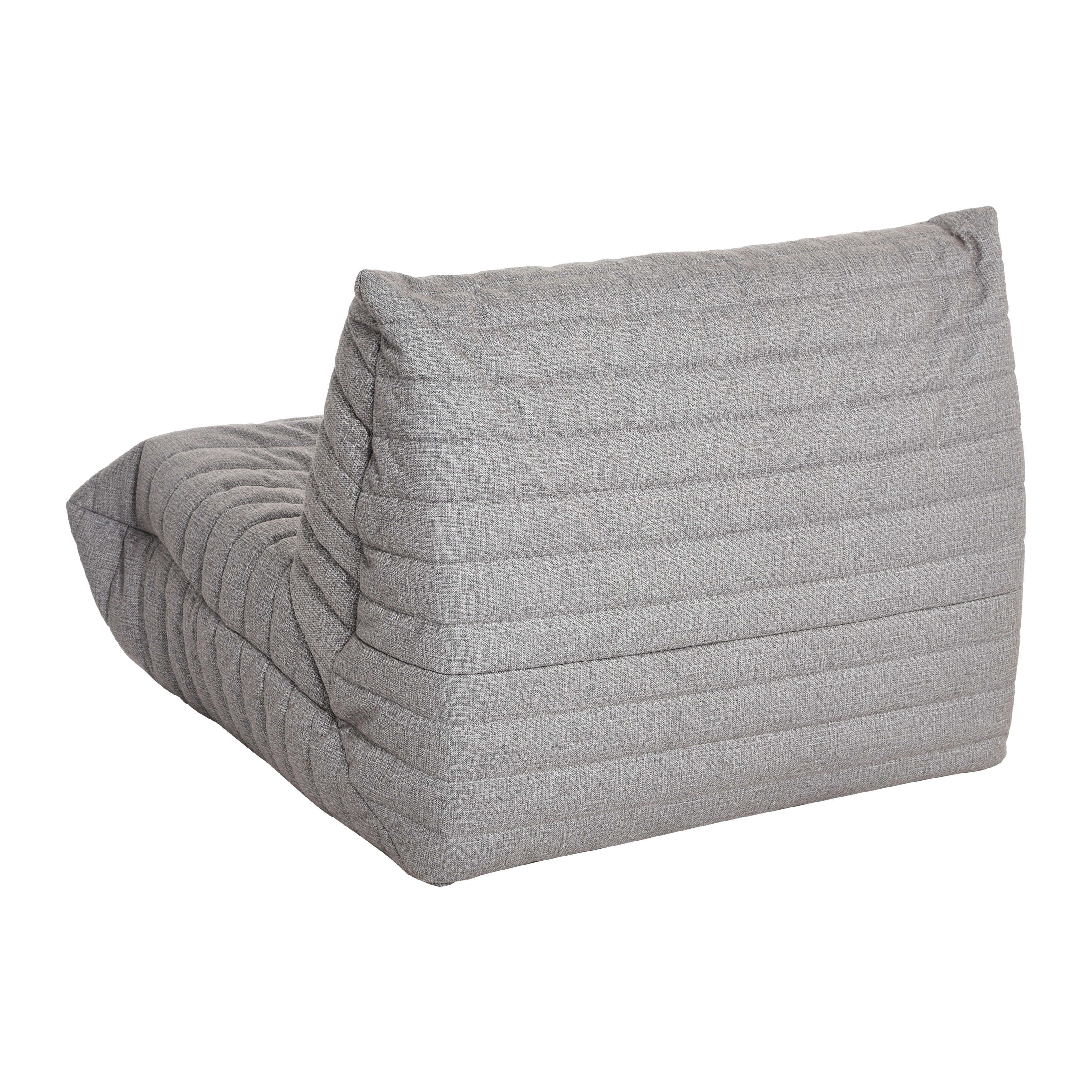 Creative Co-Op LoBoh One Seater Modular Sofa / Accent Chair; Premium Foam-Filled, 70's Bean Bag Chair Alternative