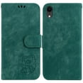 thumbnail image 2 of Compatible avec iPhone XR Embossé Mignon Tiger Étui Portefeuille à Rabat Porte-Cartes Étui, 2 of 5