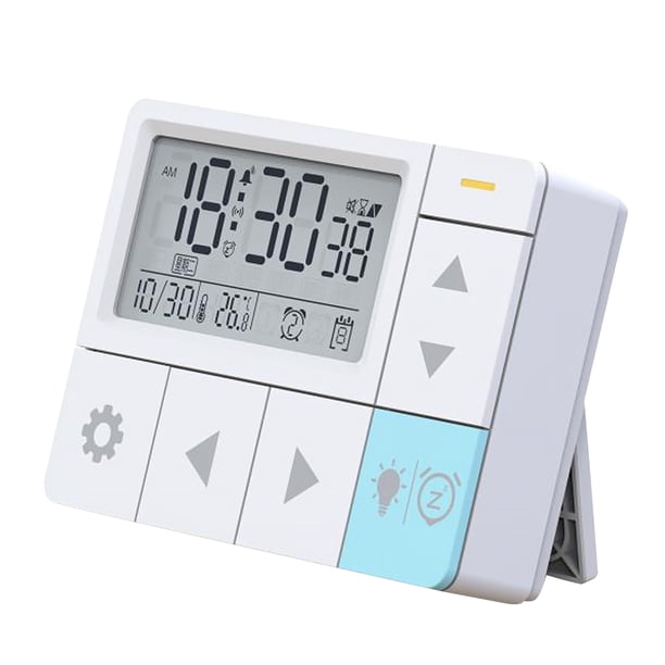 TEMPORIZADOR DE PANTALLA DIGITAL TIEMPO ELECTRÓNICO LCD Botón extraíble Control de dormitorio interior Aprendizaje Reloj Elenxs HA059403-01B