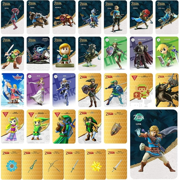 33 Pcs BOTW NFC Game Cards Compatible with Legend of ZLD Tears of The ...