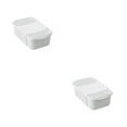 thumbnail image 1 of Wosthever Caja sellada versátil de plástico para almacenamiento de alimentos frescos y organizados Caja de granos varios tamaño extra grande tamaño extra grande 1600ML 2Conjunto, 1 of 6