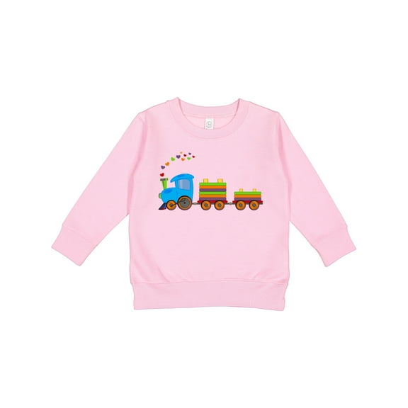 Inktastic Colorful Toy Train Toddler Sweatshirt