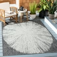 thumbnail image 2 of SAFAVIEH Courtyard Jaymz Radiant Indoor/Outdoor Area Rug, Grey/Black, 2' x 3'7", 2 of 6