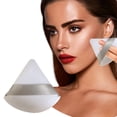 thumbnail image 1 of REK 4pc Triangle Powder Puff Soft Powder Puffs For Face Powder Velour Makeup Puff With Triangle Shape Easily Get In The Corner Of Eyes Nose Make Your Skin Looking, 1 of 7