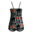 thumbnail image 3 of Hpapadks Halloween Women's Pajama Sets Cute Graphic Spaghetti Strap Camisole Tops and Shorts 2 Piece Sleepwear Sexy Womens Pjs Sets Grey, 3 of 6