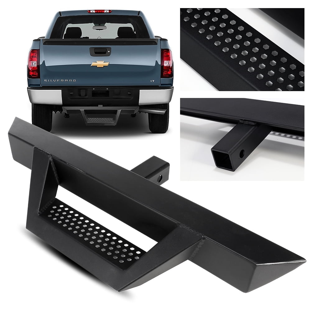 ModifyStreet 31"/3" Black Stainless Steel Square Tube Dropping Step