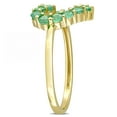 thumbnail image 3 of Everly Women's Emerald 10k Yellow Gold Ring, 3 of 8