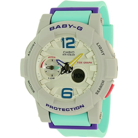 Casio Women's Baby-G BGA180-3B Grey Resin Quartz Watch