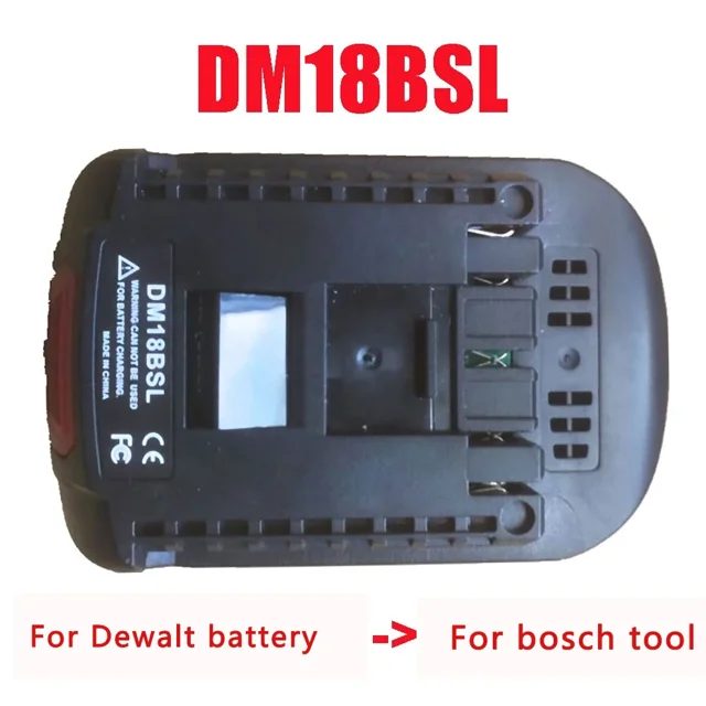 Power Tool Adapter Converter For De*walt /Mil*wau*kee 18V Li-ion Battery for Bos*ch 18V Tools