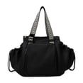 thumbnail image 1 of Bolsa de hombro para mujeres de mochila de mochila de mochila de mochila transformable para viajar en gimnasio Negro, 1 of 8