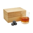 thumbnail image 1 of Set de bar con vaso cristal y enfriadores de piedra, 1 of 9