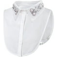 thumbnail image 6 of YooGuoGuo Rhinestone Fake Collar Detachable Dickey Collar Blouse Half Shirts Peter Pan Faux False Collar for Women, 6 of 6