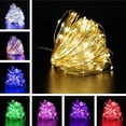 thumbnail image 2 of Guirnalda de luces Led con Usb, luces de hadas impermeables de alambre plateado de cobre para decoración de fiestas, bodas y Navidad, 1 m, 2 m, 3 m, 5m, 2 of 4