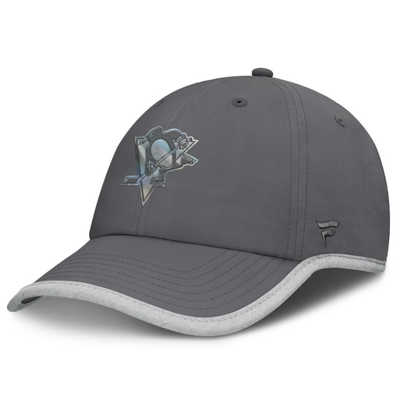 Women's Fanatics Charcoal Pittsburgh Penguins Fundamental Reflector-Adjustable Hat
