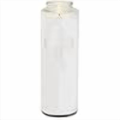 ROOT Prayer Candles Clear Glass Devotional 7-Day Prayer Candle, 1-Count