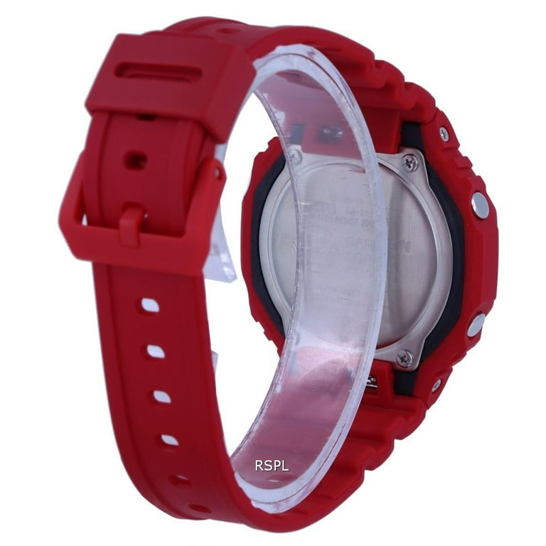 G-SHOCK by Casio Men's 20mm Resin Strap Wristwatch, Red and