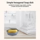 thumbnail image 5 of Juego de Accesorios para Baño de 5 Piezas en Plástico con Dispensador de Jabón, Portacepillos de Dientes, Vaso, Plato para Jabón y Bandeja Organizadora para Decoración de Encimera Moderna, 5 of 7