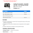 thumbnail image 2 of Auxiliary Fan Assembly - Compatible with 2005 - 2013 Chevy Corvette 2006 2007 2008 2009 2010 2011 2012, 2 of 2