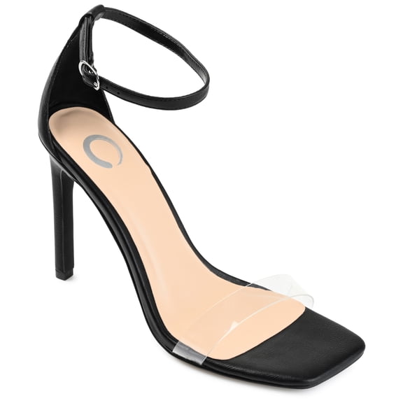Journee Womens Lorelei Open Toe High Stiletto Sandals