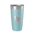 thumbnail image 1 of Round Valley Reservoir Tumbler Lake Map Travel Mug Insulated Laser Engraved Coffee Cup New Jersey 20 oz Light Blue, 1 of 1