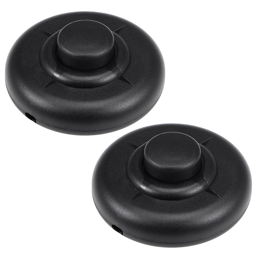 Uxcell Inline Foot Pedal Push Button Switch Lights Control ON/Off Foot