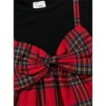 thumbnail image 6 of Arvbitana Infant Baby Girls Two Piece Outfits Casual Plaid Princess Dress and Headband for Party Summer Clothes, 6 of 8