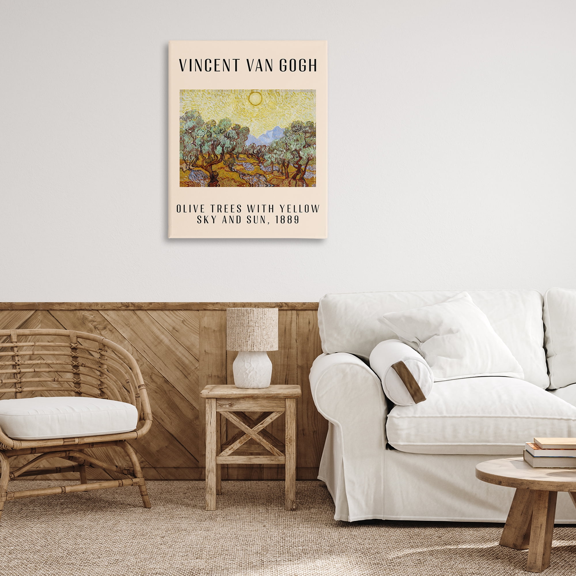 Stupell Industries Classic Olive Trees Van Gogh Landscape & Nature Painting Wrapped Canvas Art Print Wall Art, 30 x 40