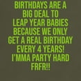 thumbnail image 3 of CafePress - Birthdays Are A Big Deal To Leap Year Babies T Shirt - Men's Classic Graphic Cotton T-Shirt, 3 of 4