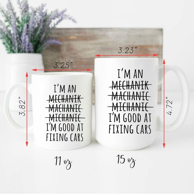 Funny Coffee Mug – Funny Mechanic Gifts For Men – Car Guy Gift Gift –  Ceramic Coffee Cup, Car Guy Gift, Ceramic Novelty Coffee Mugs 11oz, 15oz  Mug