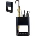 thumbnail image 1 of unique Plastic Umbrella Stand with Hygroscopic Tray, Umbrella Shelf, Umbrella Holder, Space Saving Organizer Umbrella Stand for Home, Office, 1 of 5