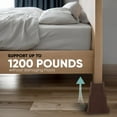 thumbnail image 2 of Home Intuition Bed Risers Heavy Duty Adjustable Furniture Riser 3, 5 or 8-Inch, 4 Pack, 8-Piece Set (Espresso Brown), 2 of 7