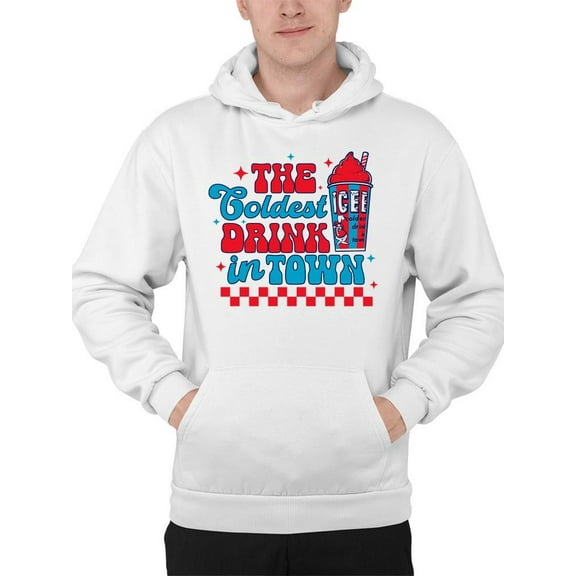 Coolest Beverage Graphic - ICEE Retro Chill Graphic Men's Hoodie