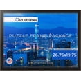 thumbnail image 3 of ArtToFrames 26.75x19.75 Inch - 68x50 CM Black Puzzle Frame for 1000 piece Puzzles.1.25 Inch Custom MDF Puzzle Frames, Raw Edge Black - Comes with Economy Acrylic, 3 of 6