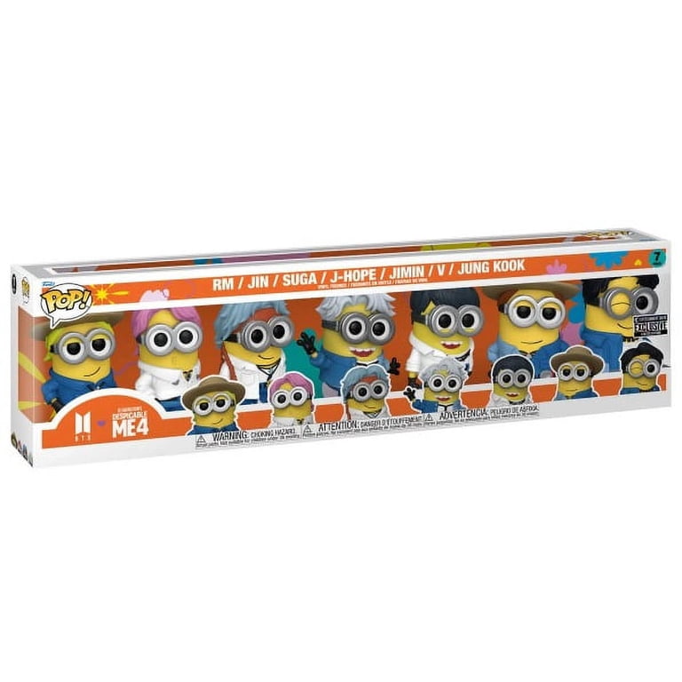Funko, Minions x BTS Limited Edition Funko Pop!, 7-Pack Multicolor