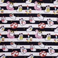 thumbnail image 6 of Summerween Crafted by Catherine 3-Piece Sheet Set, Twin-XL, Black & White Nautical Ghosts, 6 of 7