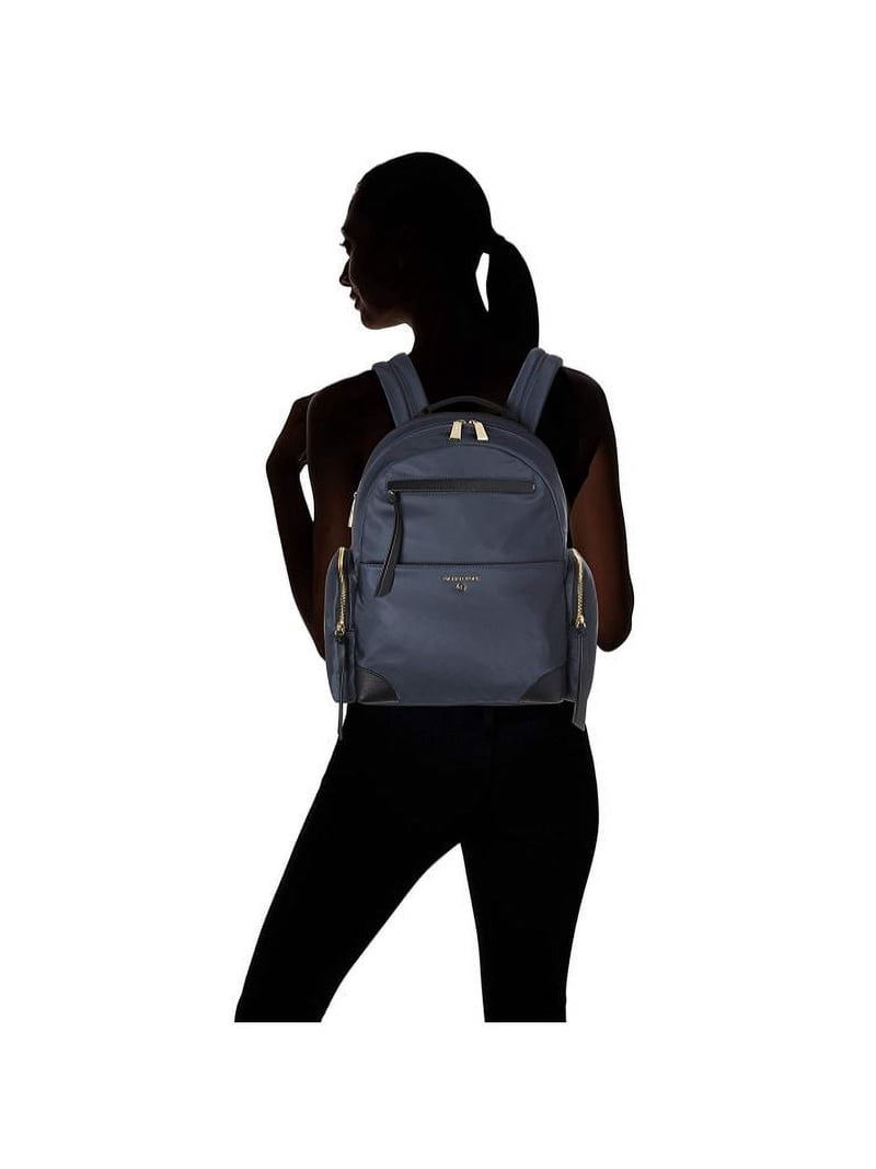 Michael Kors Prescott Large Nylon Backpack - blue shell  Multi Michael Kors Prescott Large Nylon Gabardine Backpack Bag in  main image 2
