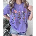 thumbnail image 6 of LOVETEE Comfort Colors Patriotic Skeletons Tshirt, Funny 4th Of July T-Shirt, Dancing Skeleton Tee, America 250 Apparel, 1776 To 2026 Shirts, Red S, 6 of 8