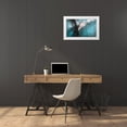 thumbnail image 3 of Steve Mohlenkamp 24x16 White Modern Wood Framed Museum Art Print Titled - Icebergs from the Jokulsarlon glacier adrift in Jokulsarlon lagoon in Iceland, 3 of 4