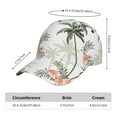 thumbnail image 5 of Goofa Vintage Palm Trees Printed Baseball Cap for Men and Women - Adjustable Unisex Hat for Sports and Casual Wear,Sun protection Casual Outdoor Everyday Fashion Cap, 5 of 9