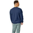 thumbnail image 2 of Hanes Unisex Ecosmart Crewneck Sweatshirt - NAVY - 2XL, 2 of 2
