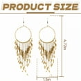 thumbnail image 5 of DESIGNICE Statement Earrings for Women,Alloy Seed Bead Tassels Beaded Earrings,Dangle Earrings for Women Fashion Jewelry Gift for Her,Style4, 5 of 6