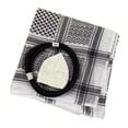 thumbnail image 5 of Arab Shemagh Middle Eastern Mens Keffiyeh and Hairhoop Accessories for Adult Formal Cultural Event Casual Everyday Wear, 5 of 9
