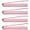 Pink, variant on Mah Jongg All-in-One Tile Rack & Pusher, Mahjong Racks With Pushers, Clear Acrylic Mahjong Rack and Pusher Combo, Modern American Majiang Tile Racks Set of 4 (Rose Red, 4PCS)