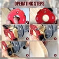 thumbnail image 4 of CATPAN Woodworking Round Corner Radius Templates, Router Table Corner Radius Jig Wooden Board Arc Cutting Auxiliary Tool DIY Template R10/R15/R20/R25/R30/R35/R40/R50, 4 of 9