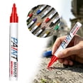 thumbnail image 2 of Stone Paint Marker,Oil Based Paint Markers,Medium Tip,Quick Dry & Waterproof Marker Pen For Restoring Inscriptions,Ideal For Metal,Wood,Fabric,Plastic,Rock Lettering & Marking(5.62")(Red), 2 of 9