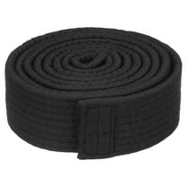 Uxcell Polyester Taekwondo Colored Ranking Belt For Practitioners Black 1.57"x5.2'