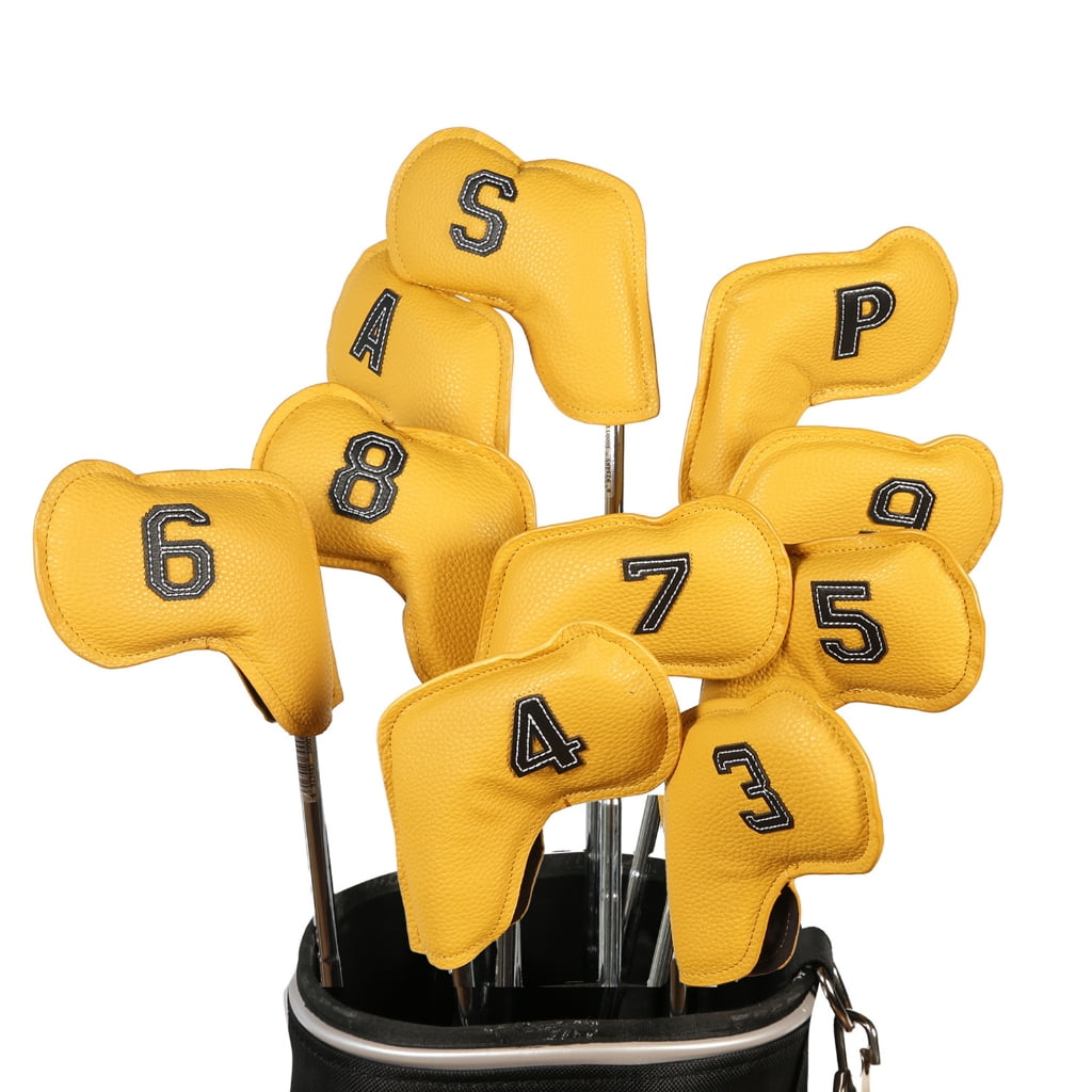 Jesscasday 10Pcs Golfs Head Cover Men Women Golfs Driver Golfs Club Cover Iron Headcover