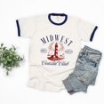 thumbnail image 4 of Midwest Coastal Club - Women's Ringer Tee, 4 of 8