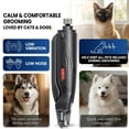 thumbnail image 6 of 2-in-1 Dog & Cat Clippers And With Light - Safety Guard To Avoid Overcutting  Painless Quiet Pet Claw Trimmers Professional Tool For Large Small Pets, 6 of 6
