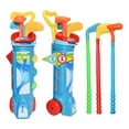 Fridja Golf Pro Set Toy for Kids Toddlers Golf Clubs Flags Practice